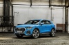 2019 Audi Q3 45 quattro in Turbo Blue from a front left three-quarter view